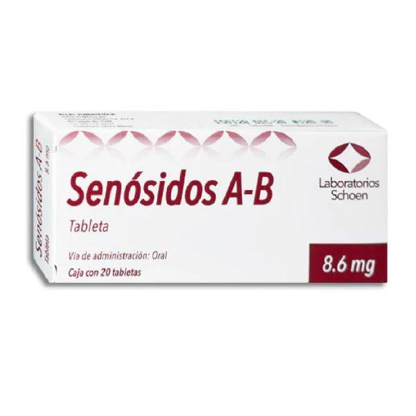 SENOSIDOS A-B 20 TAB 8.6MG  SCHOEN