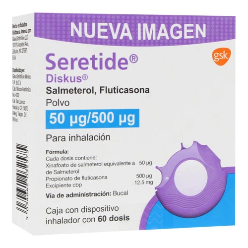 SERETIDE-DIS 50/500MCG 60 DOSIS