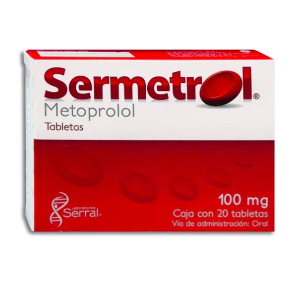 SERMETROL 20 TAB 100MG  SERRAL