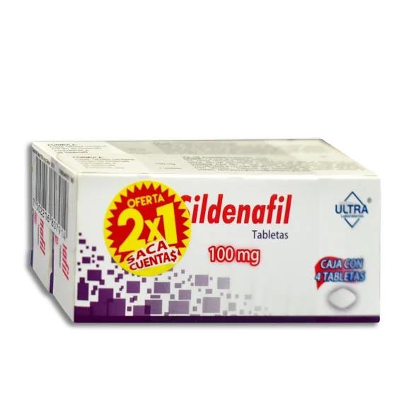 SILDENAFIL 2X1 4 TAB 100 MG