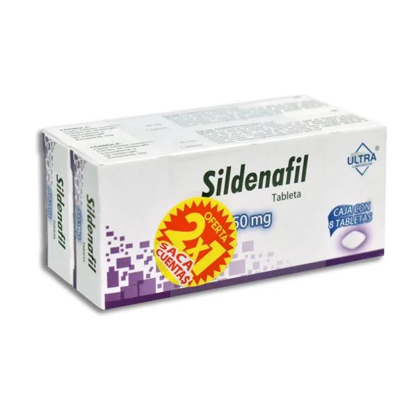 SILDENAFIL 2X1 8 TAB 50 MG