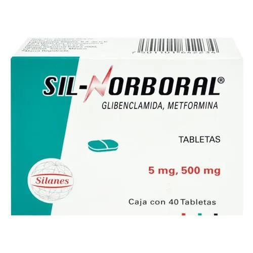 SIL-NORBORAL 5/500MG 40 TAB