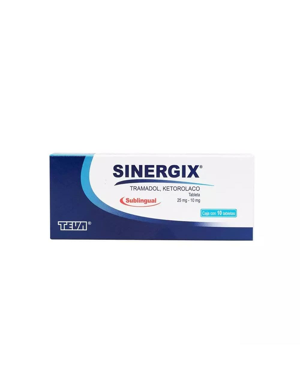 SINERGIX 25/10MG 10 CAPS