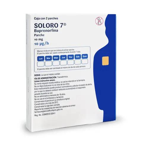 SOLORO 7 10MG 2 PARCHES