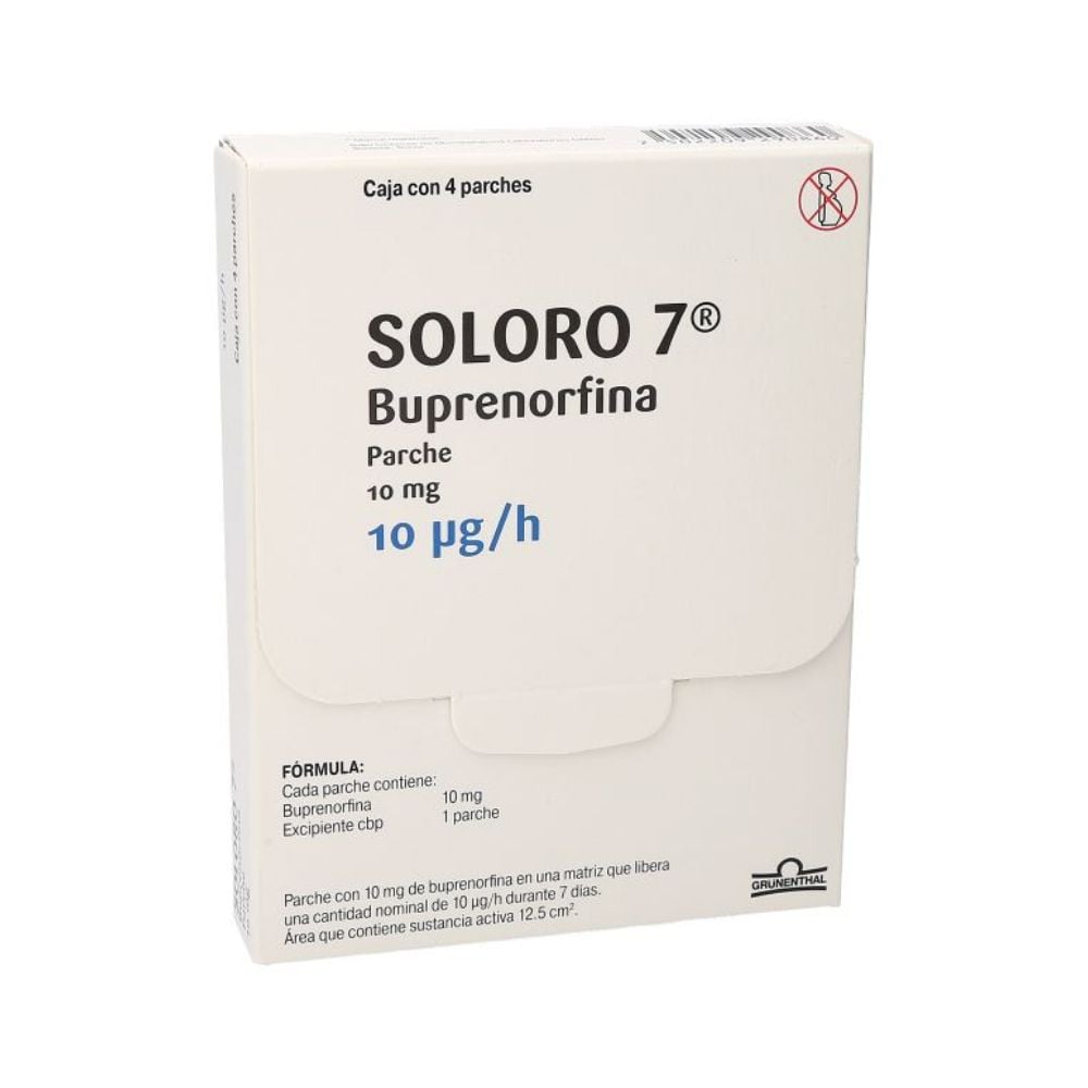 SOLORO 7 10MG 4 PARCHES