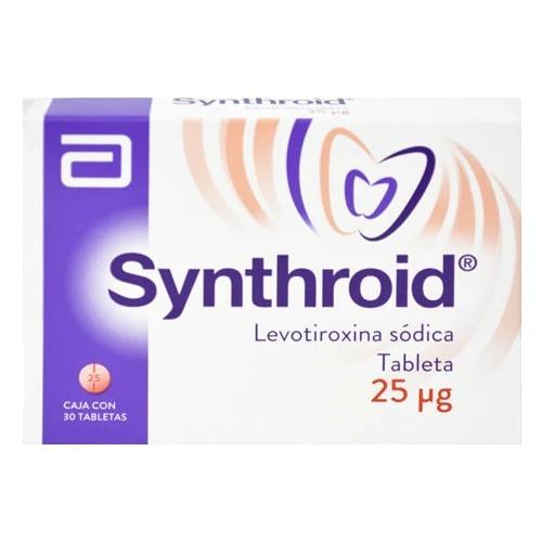SYNTHROID 25 MCG 30 TAB