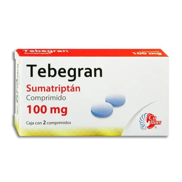 TEBEGRAN 2 TAB 100 MG