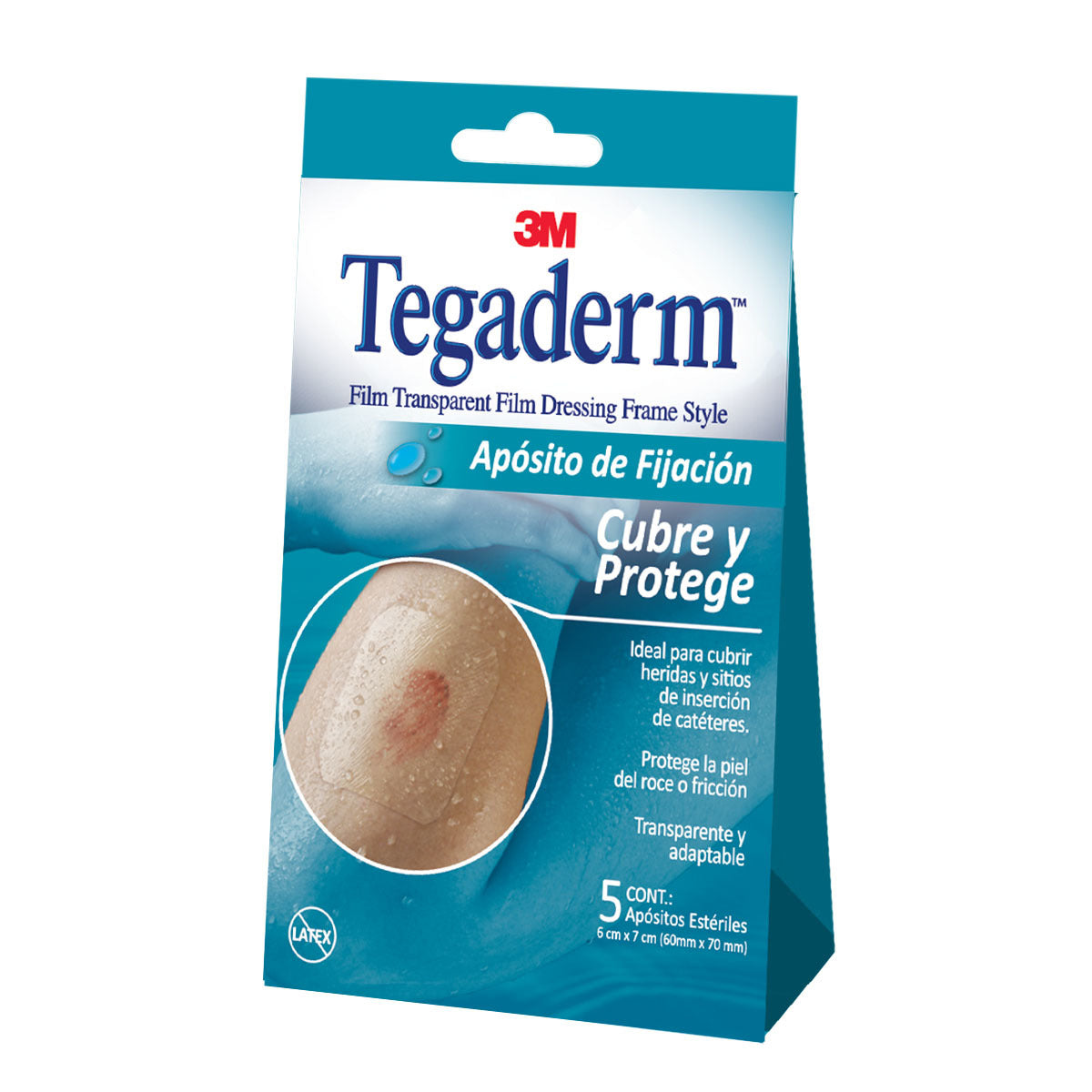 TEGADERM APOSITO 6X7CM 5PZS