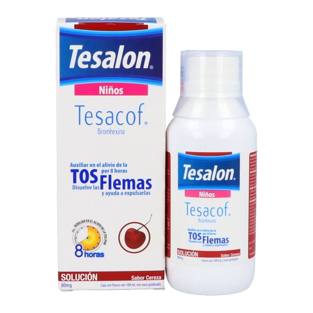 TESACOF NINOS CEREZA 80MG