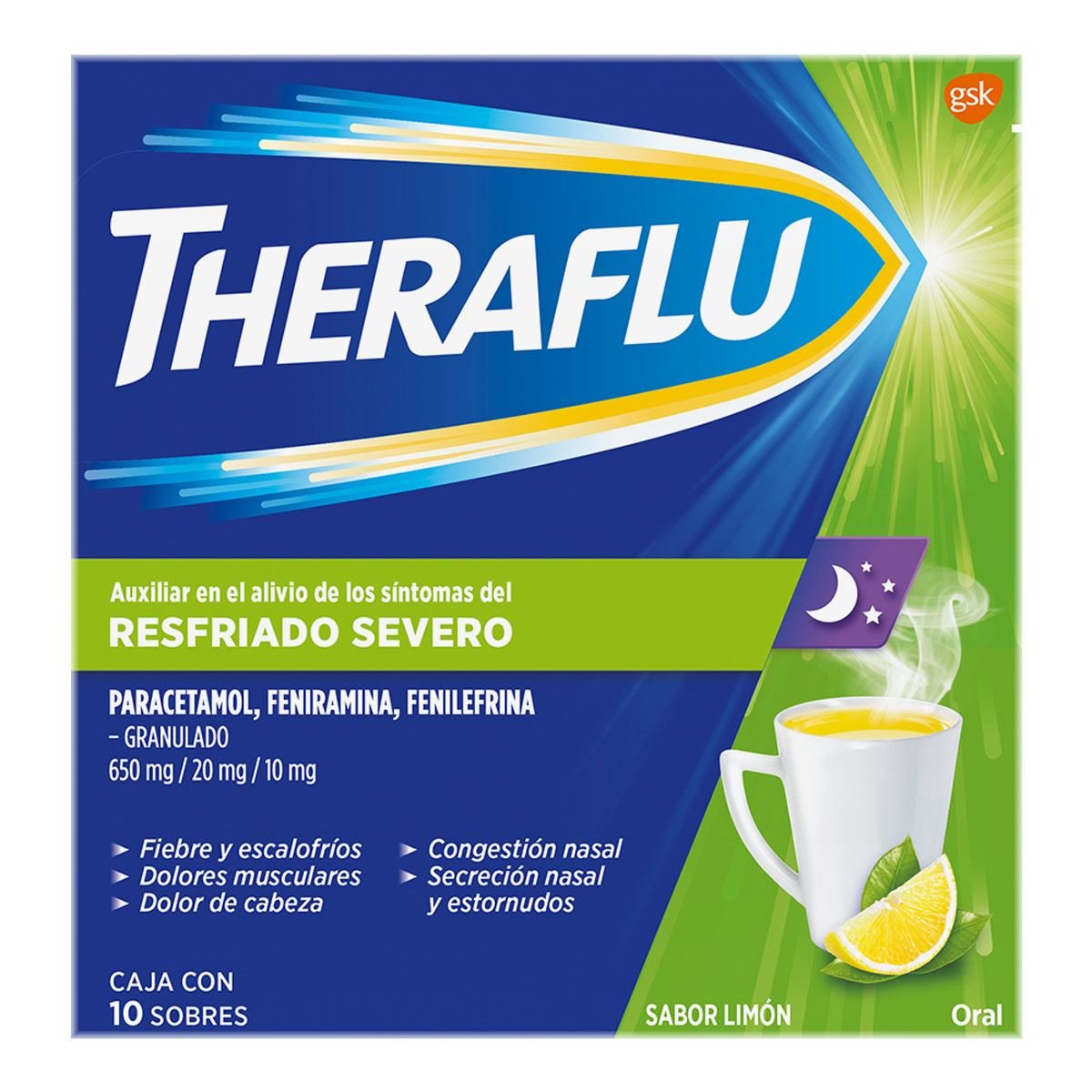 THERAFLU EXVERDE 10MG 10SB ECONPACK