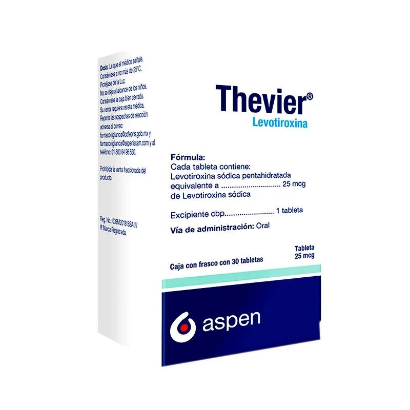 THEVIER 25 MCG FCO 30 TAB
