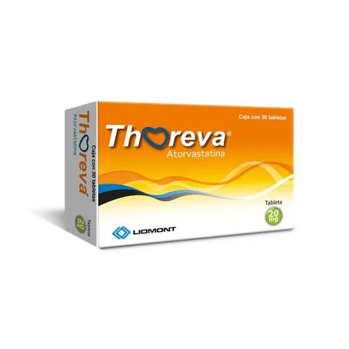 THOREVA 20 MG 30 TAB