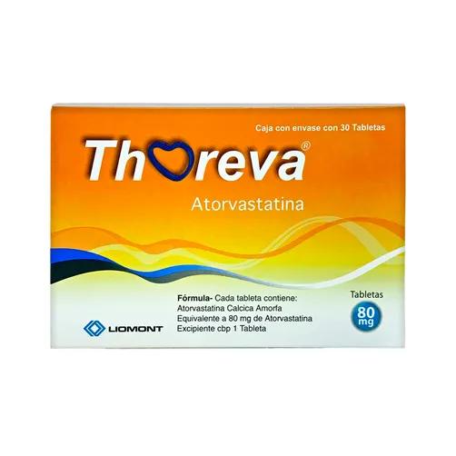 THOREVA 80 MG 30 TAB