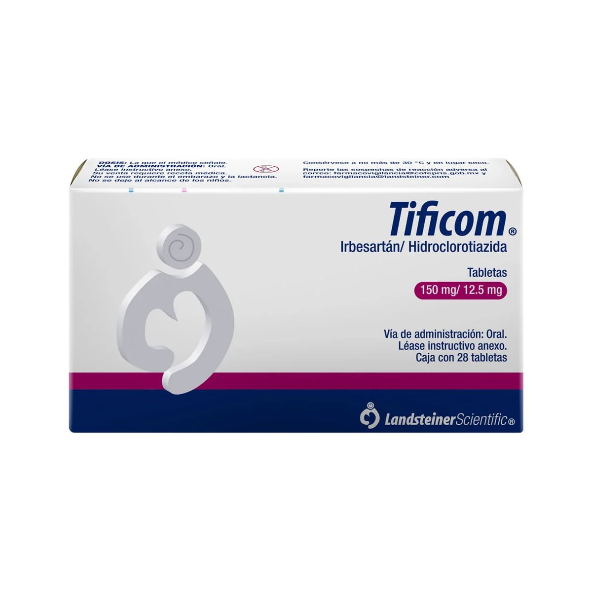 TIFICOM 28 TAB  150/12.5 MG