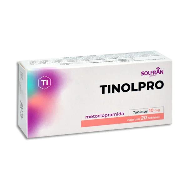 TINOLPRO METOCLOPRAMIDA 10 MG 20 TAB