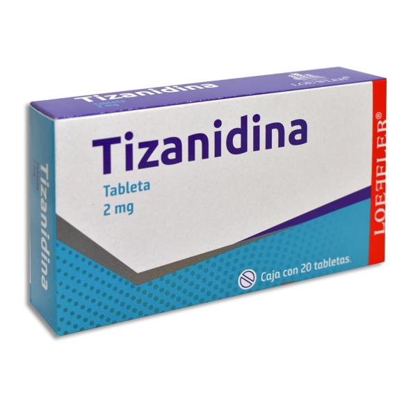 TIZANIDINA 20 TAB 2 MG