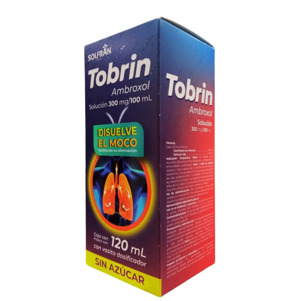 TOBRIN 1 SOL 300MG/120 ML