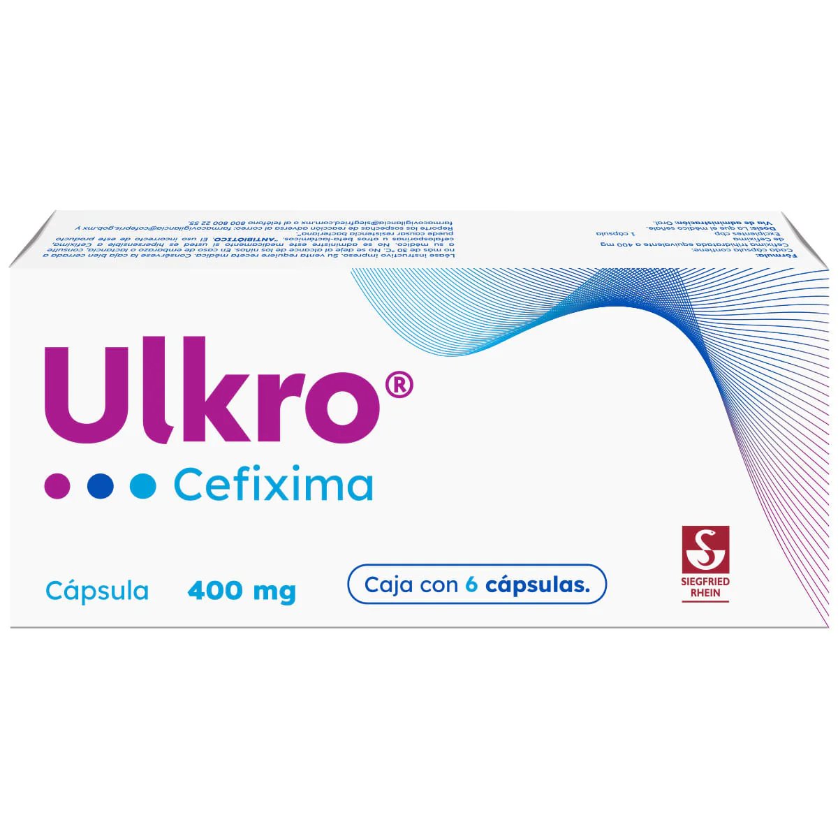 ULKRO 400 MG 6 CAPS