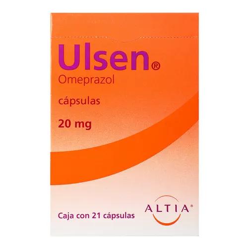 ULSEN 20 MG 21 CAPS