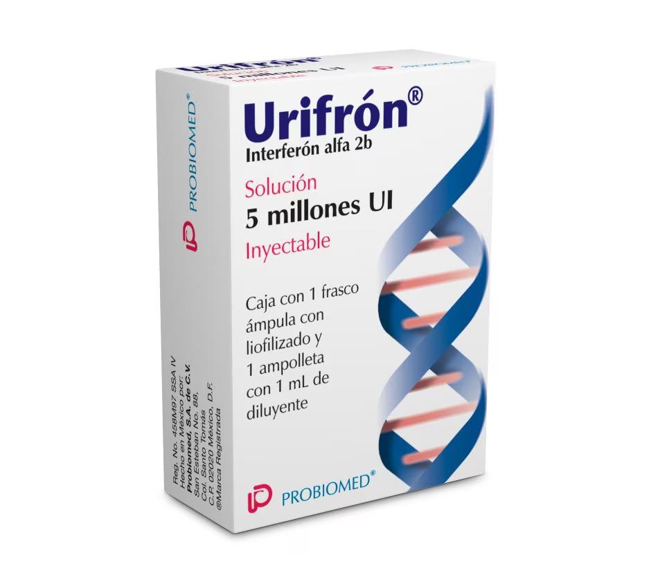 URIFRON 5MUI SOL INY F.A. 1X1ML