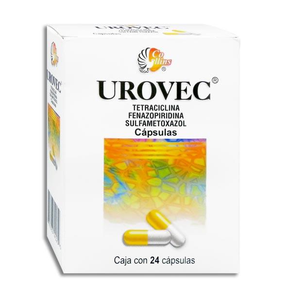UROVEC 24 CAPS 200/125/50 MG
