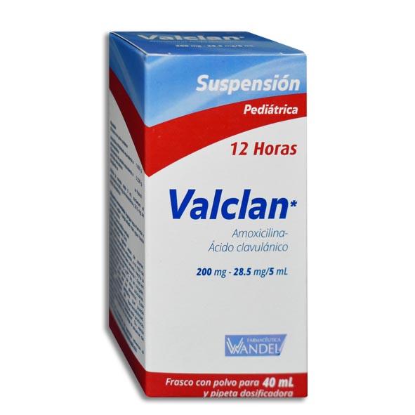 VALCLAN PED 1 SUSP 200/28.5 MG/40 ML