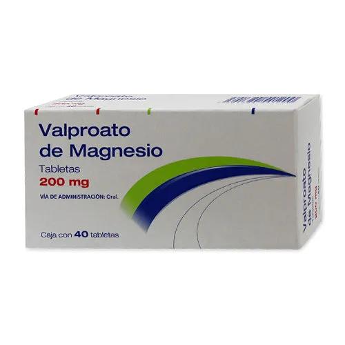 VALPROATO DE  MAGNESIO 40 TAB 200MG  PSICOFARMA