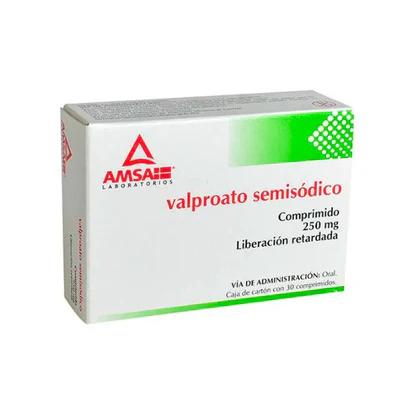 VALPROATO SEMISODICO LR 30 COMP 250MG  AMSA