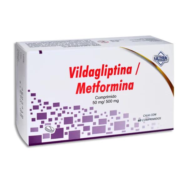 VILDAGLIPTINA METFOR 60 COMP 50MG/500MG