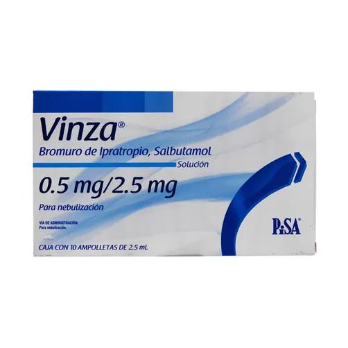 VINZA 0.5/2.5MG AMP 10X2.5 ML