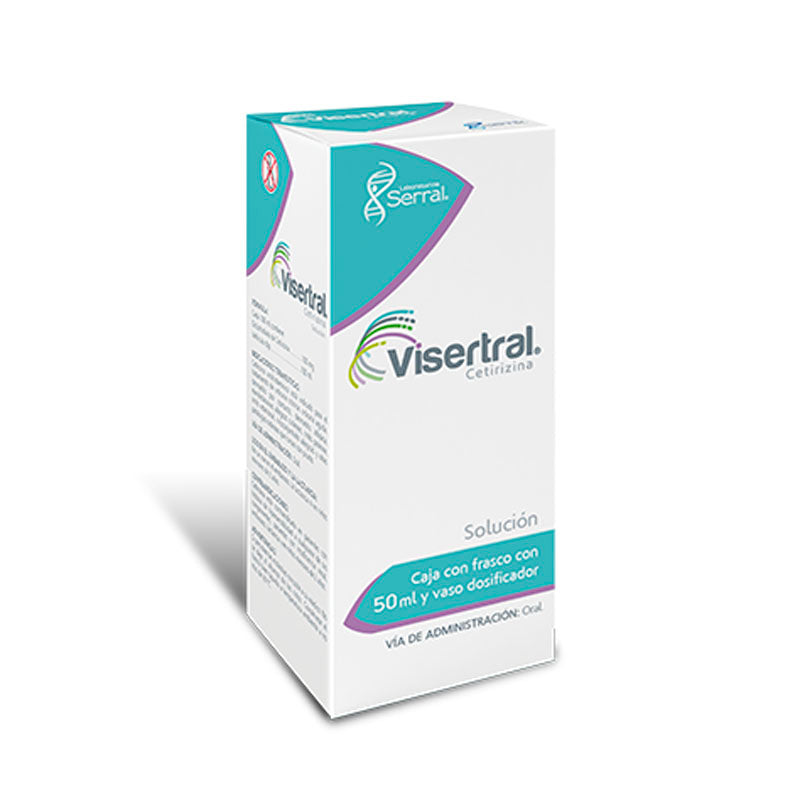VISERTRAL 1 SOL 100MG/50 ML