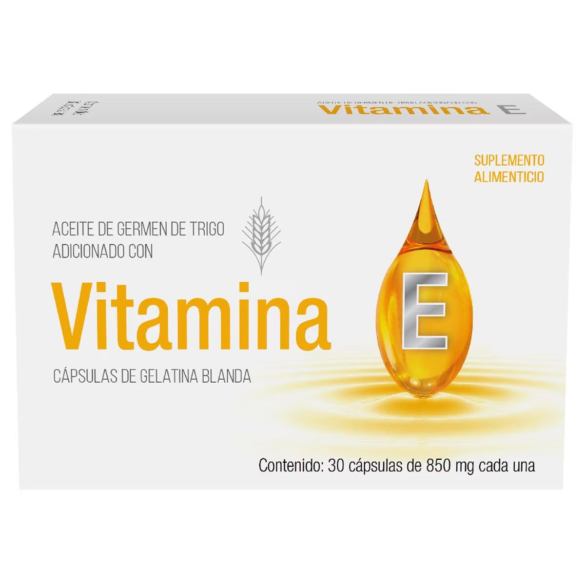 VITAMINA E-500 30 CAPS 850 MG