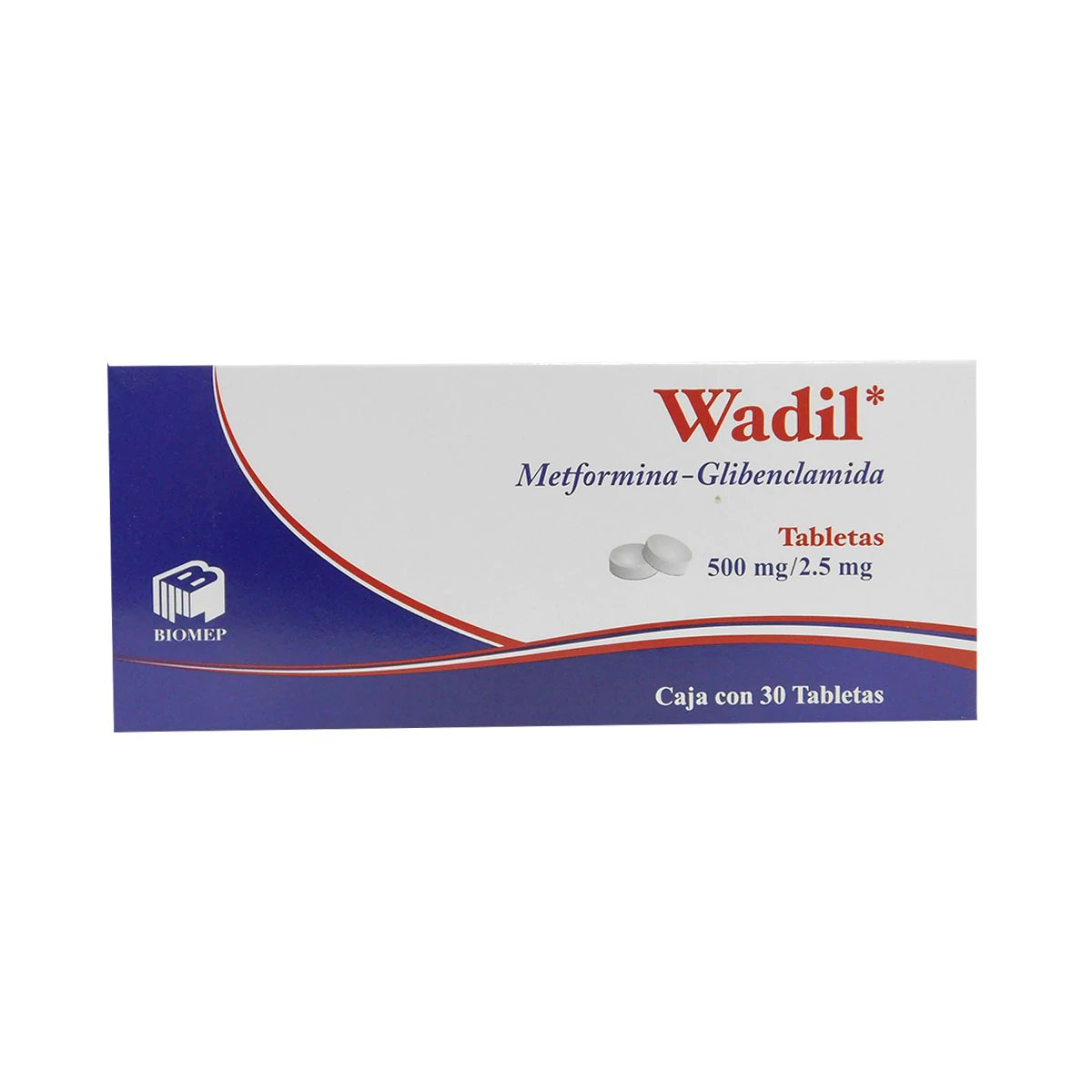WADIL 30 TAB 500/2.5 MG