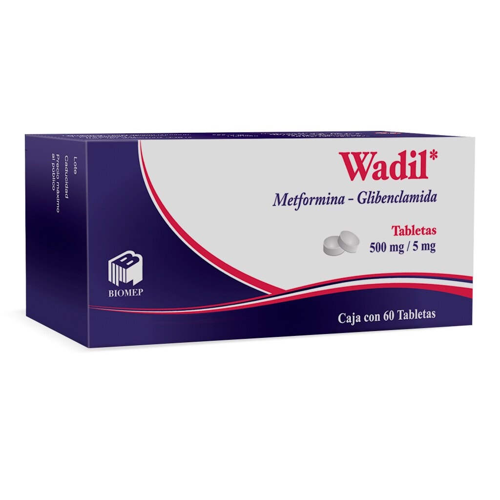 WADIL 60 TAB 500/5 MG
