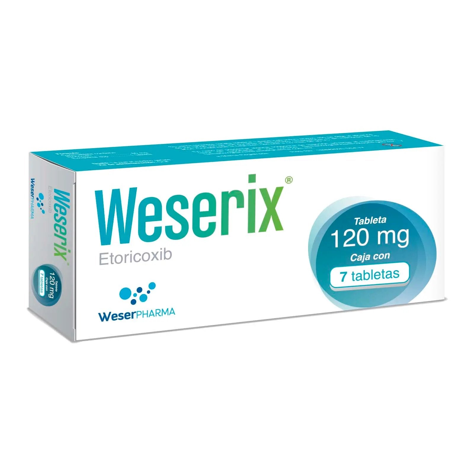WESERIX 120 MG 7 TAB