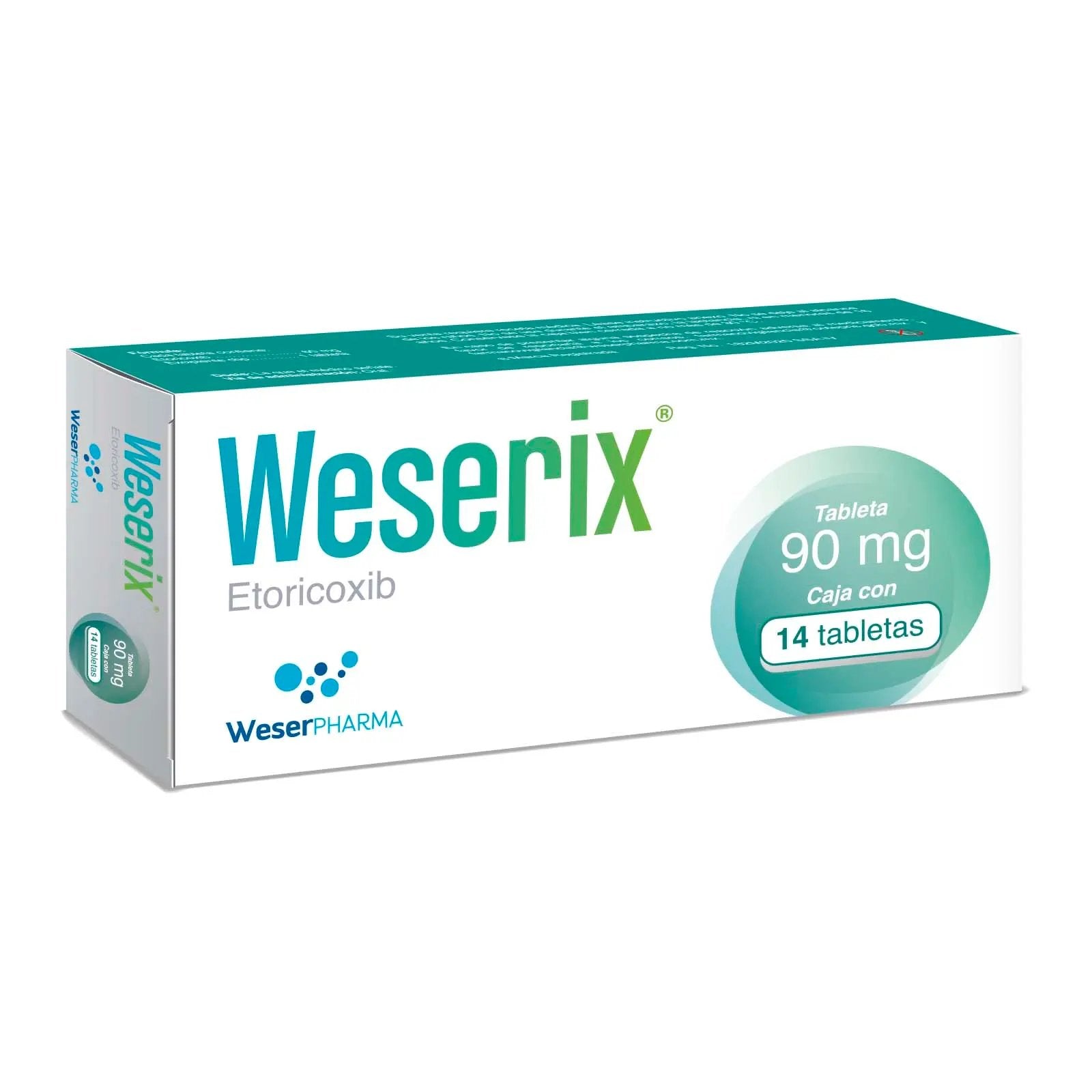 WESERIX 90 MG 14 TAB