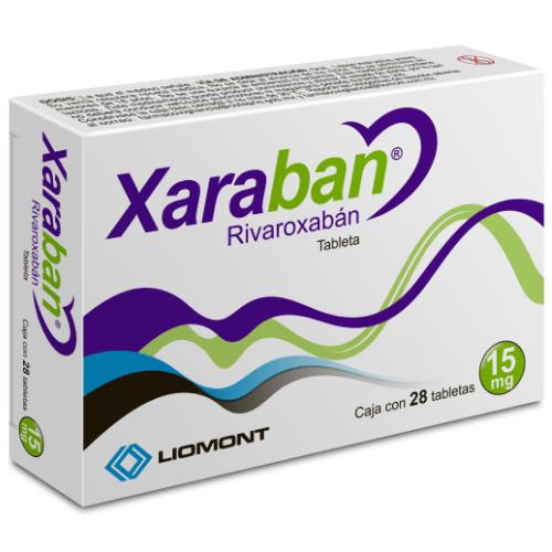 XARABAN 15 MG 28 TAB