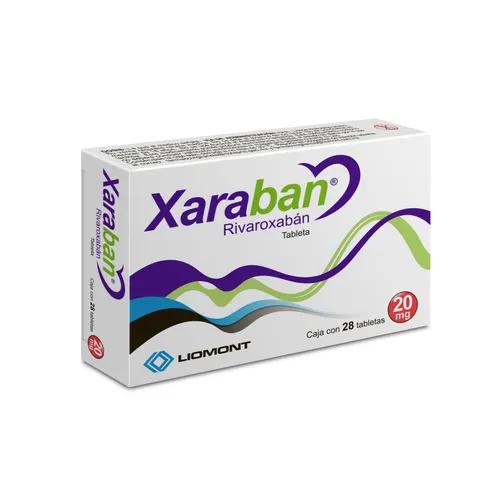 XARABAN 20 MG 28 TAB