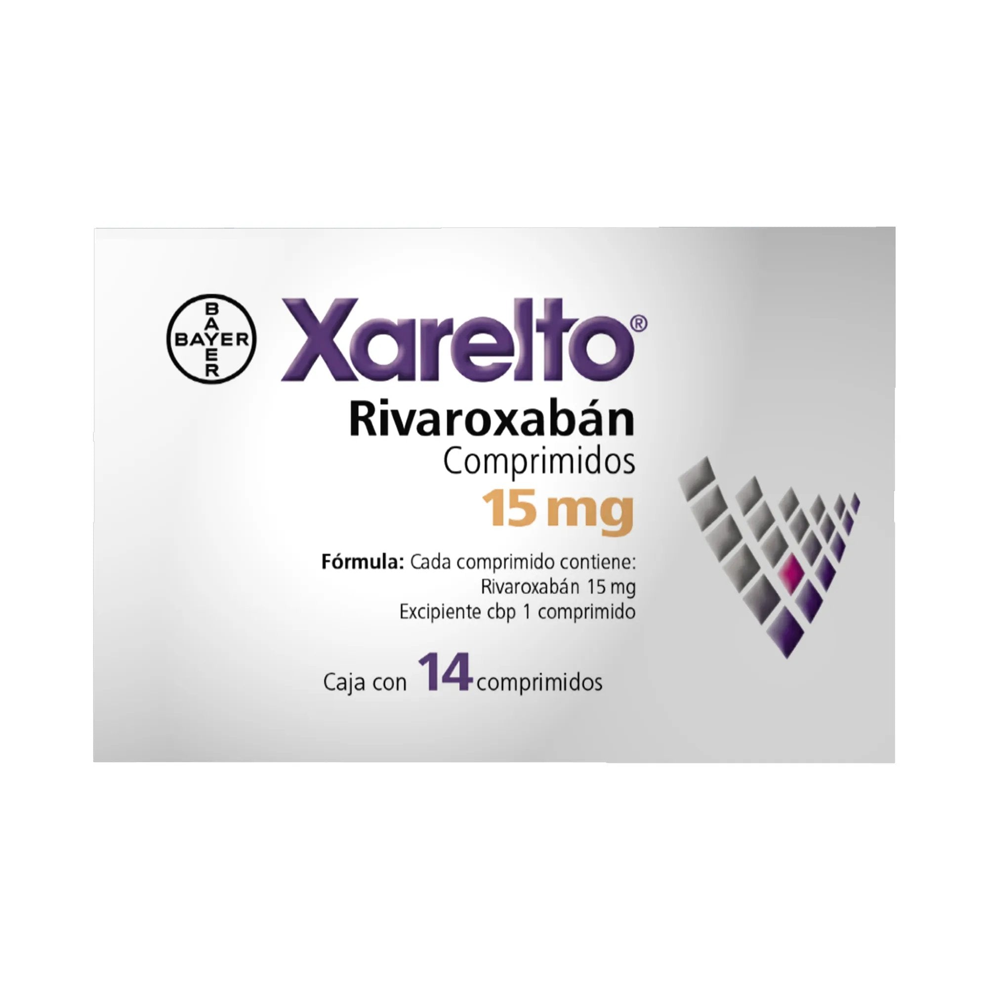 XARELTO 15 MG 14 CPR