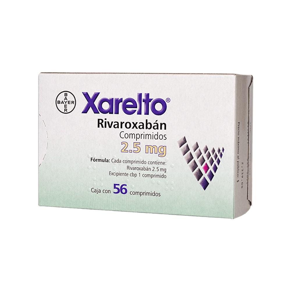XARELTO 2.5 MG 56 CPR