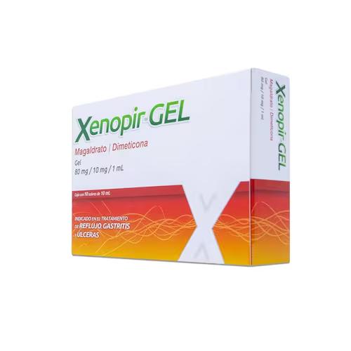 XENOPIR GEL 10 SOB 80/10MG/1ML