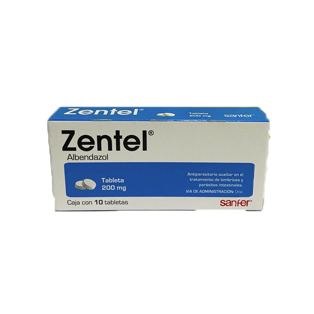 ZENTEL 200 MG 10 TAB