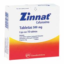 ZINNAT 500 MG 10 TAB