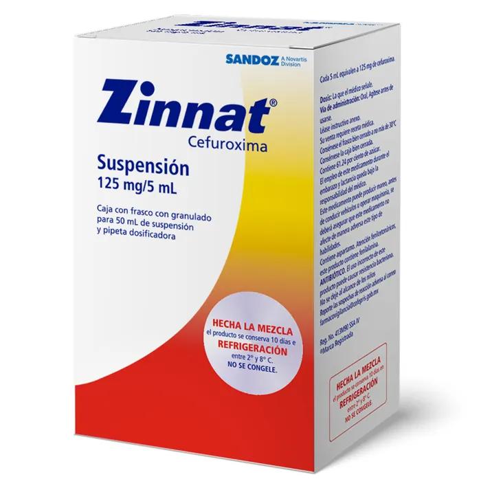 ZINNAT 125 MG 50 ML SUSP