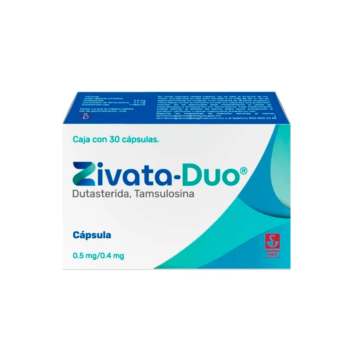 ZIVATA - DUO 0.5/0.4MG 30 CAPS