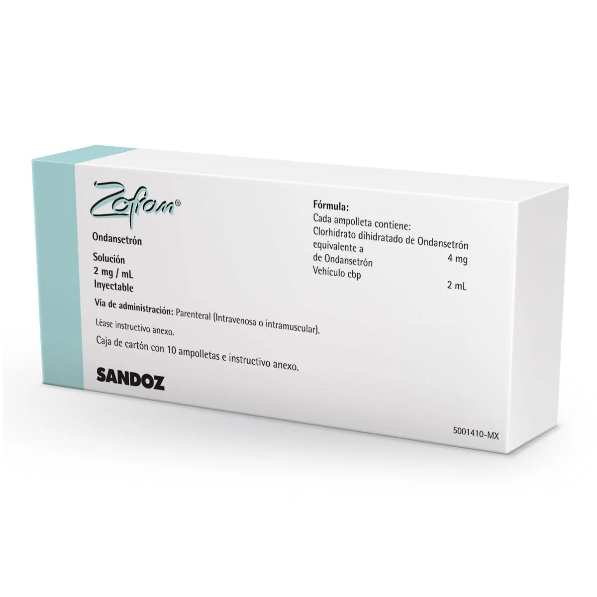 ZOFRAN 4 MG SOL INY 10 AMP 2 ML