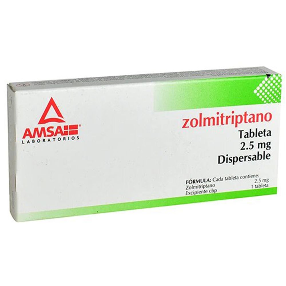 ZOLMITRIPTANO 2 TAB 2.5 MG
