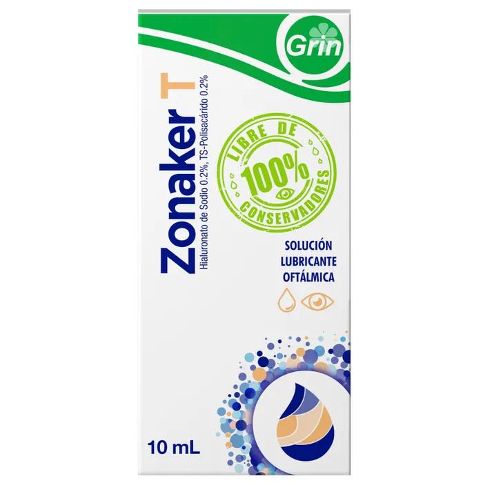 ZONAKER T 0.2% SOL OFT 10 ML