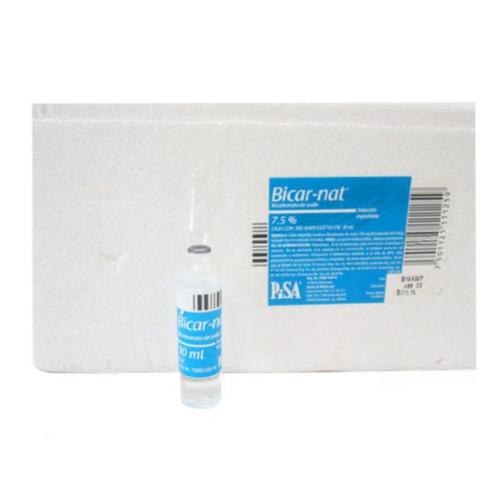 BICARNAT 7.5% C/10ML 100AMP SI NVO