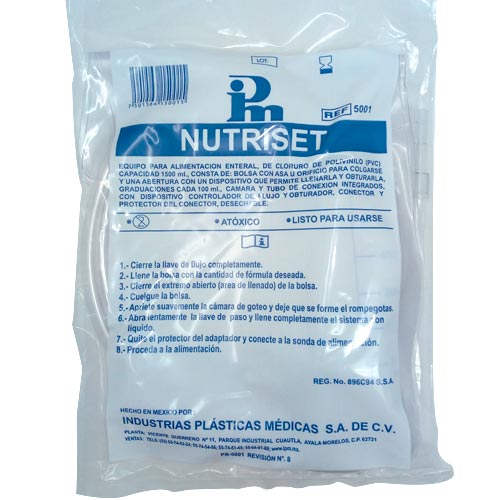 BOLSA ALIMENTACION ENTERAL ADULTO 1500ML